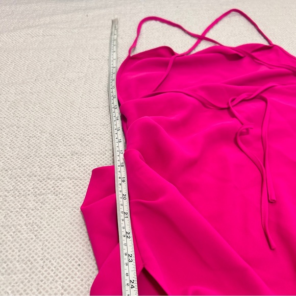 Amanda Uprichard Janet Dress Hot Pink - Picture 8 of 8